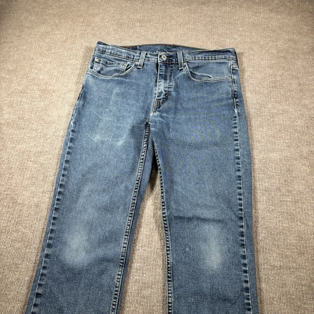 Levis 511 Jeans Mens 32x30 (Tag 34x32) Slim Fit Straight‎ Leg Medium Blue Denim